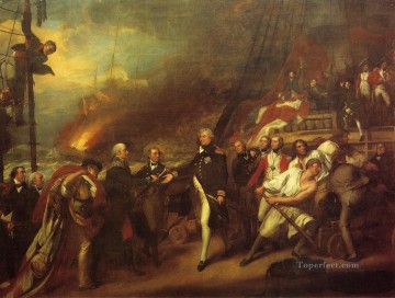 John Singleton Copley Painting - The Victory of Lord Duncan aka Surrender of the Dutch Admiral De Winter colonial New England John Singleton Copley